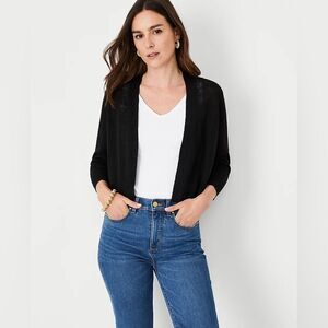 Ann Taylor Linen Blend Dress Cardigan
